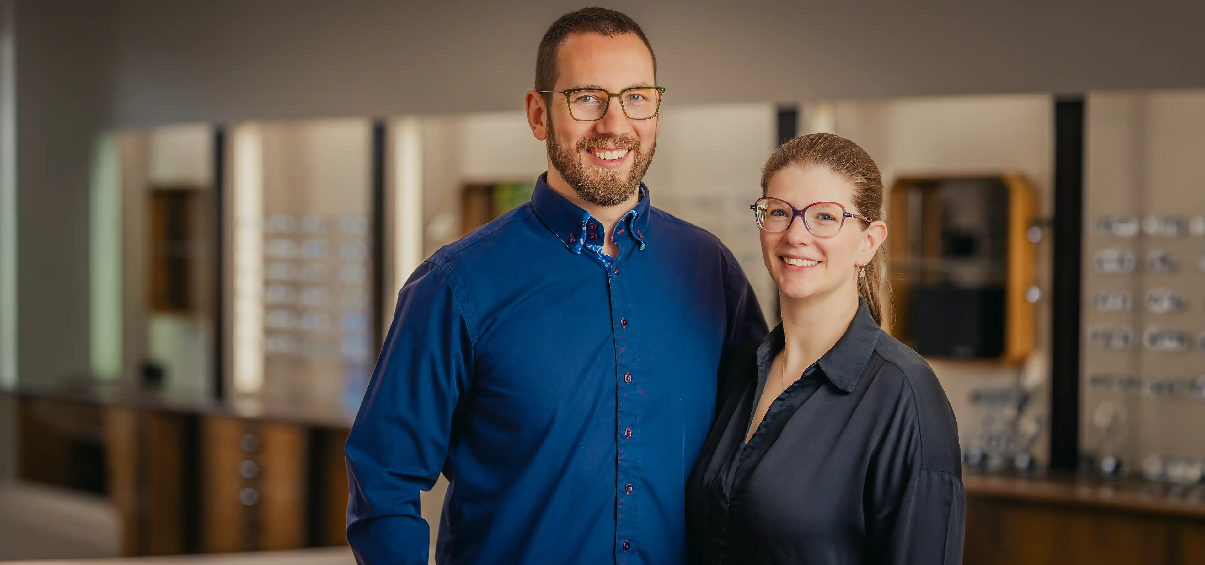 Friederike und Stefan Botta in ihren Geschäftsräumen